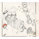 Moteur - Vilebrequin - 1/2 Coussinet - (x1) - Jaune