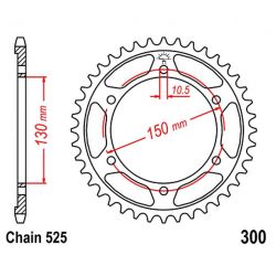 Service Moto Pieces|Transmission - Chaine DID-VX3 - 525-110 maillons - Noir/Or |Chaine 525|119,00 €