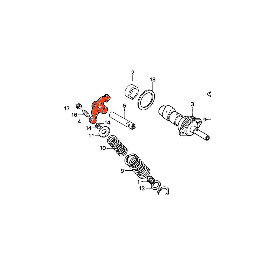 Service Moto Pieces|Moteur - Couvercle culasse - cache culbuteur - Rondelle de caoutchouc de montage (x6)|Couvercle culasse - cache culbuteur|28,80 €