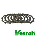Embrayage - Disques Garni - (x7) - CB350/400 F ......  - FT500 - NSR400 - XL650 .