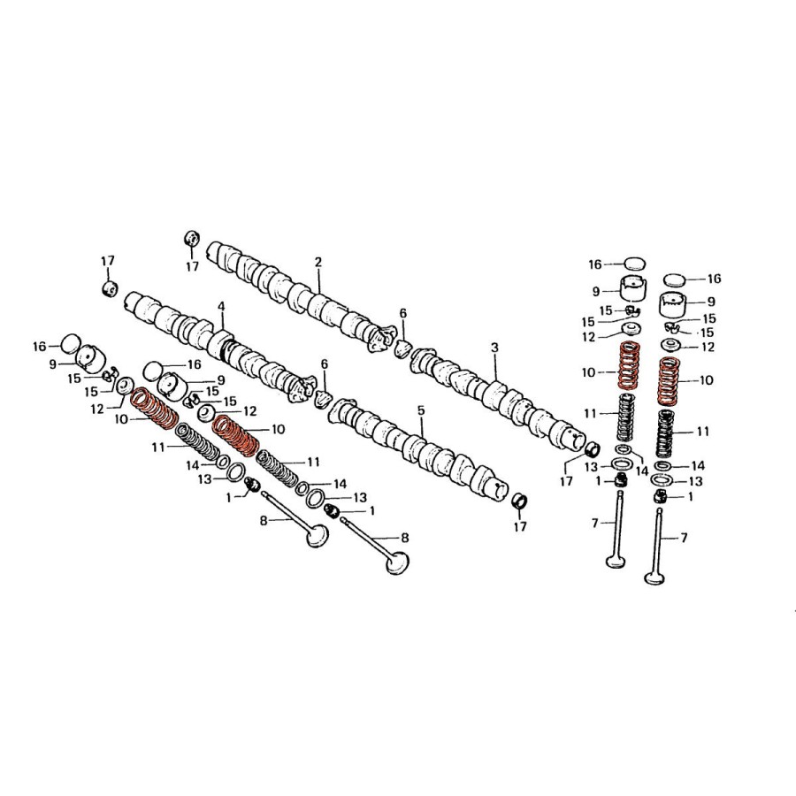 Service Moto Pieces|CB750 F - (RC04) - (DOHC) 