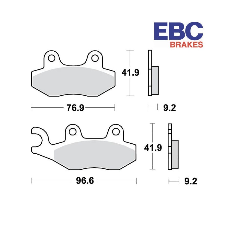 Service Moto Pieces|Frein - Jeu de Plaquettes - Gauche - BREMBO - |Plaquette|39,90 €