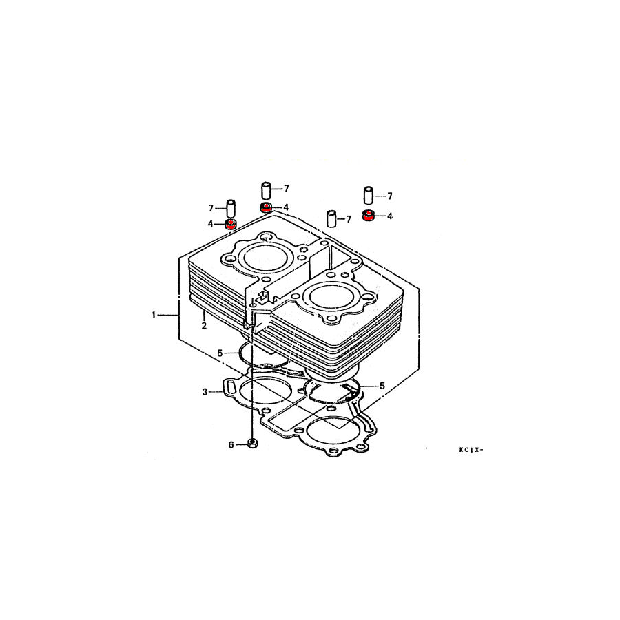 Service Moto Pieces|Carter Pompe a Huile - Joint - CBX1000|Joint - Carter|9,60 €