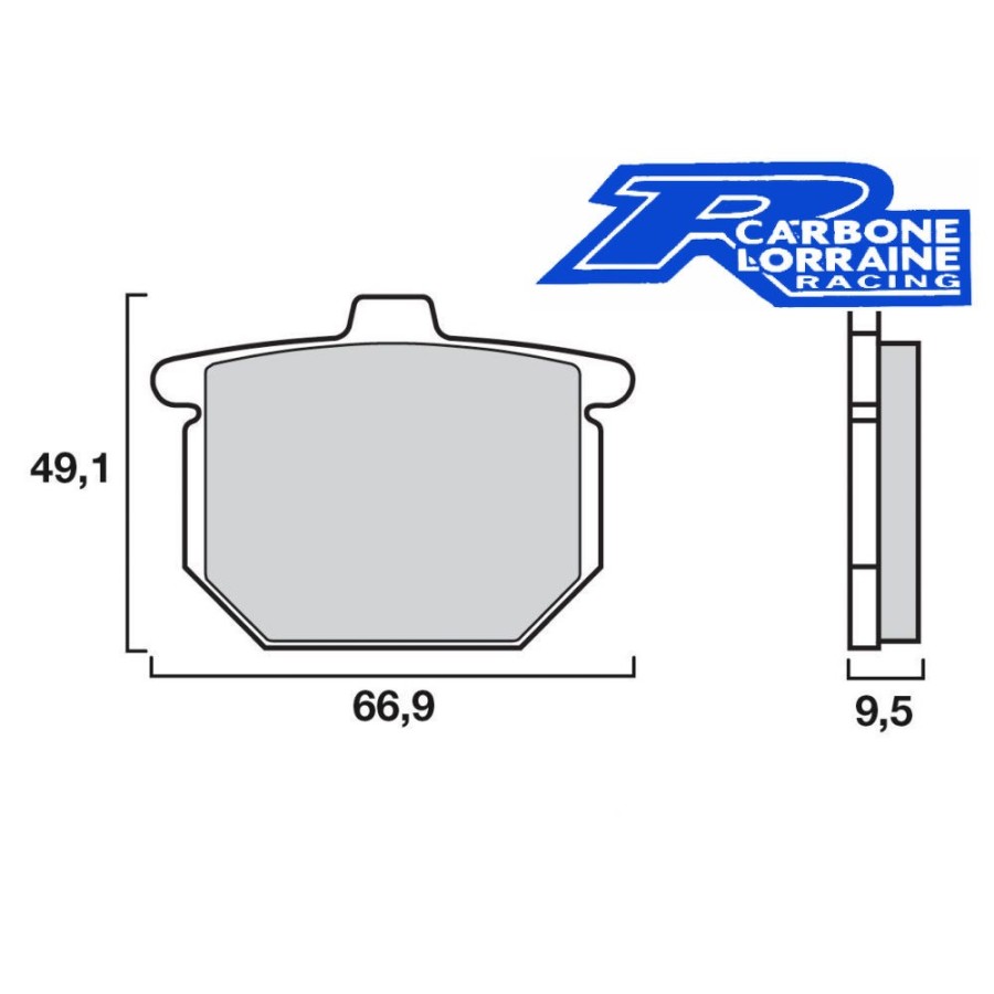 Service Moto Pieces|Frein - Jeu de Plaquettes - FA-347-HH - Metal fritté|Plaquette|59,00 €