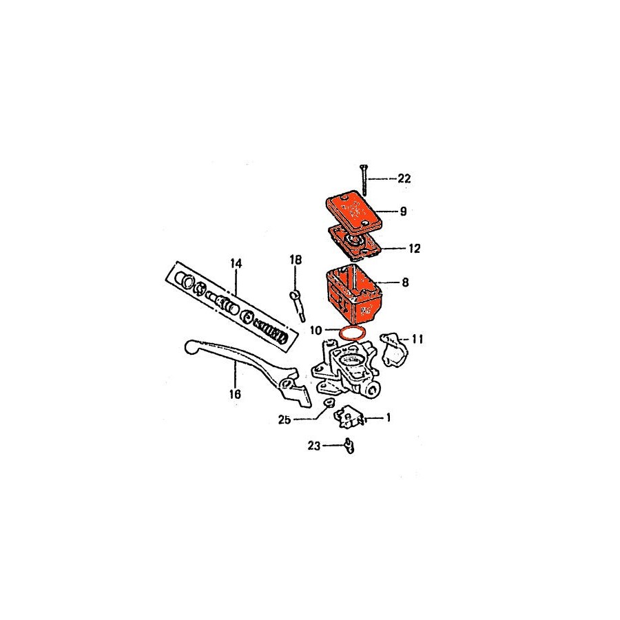 Service Moto Pieces|Frein - Maitre cylindre Avant - Kit reparation |Maitre cylindre Avant|31,20 €