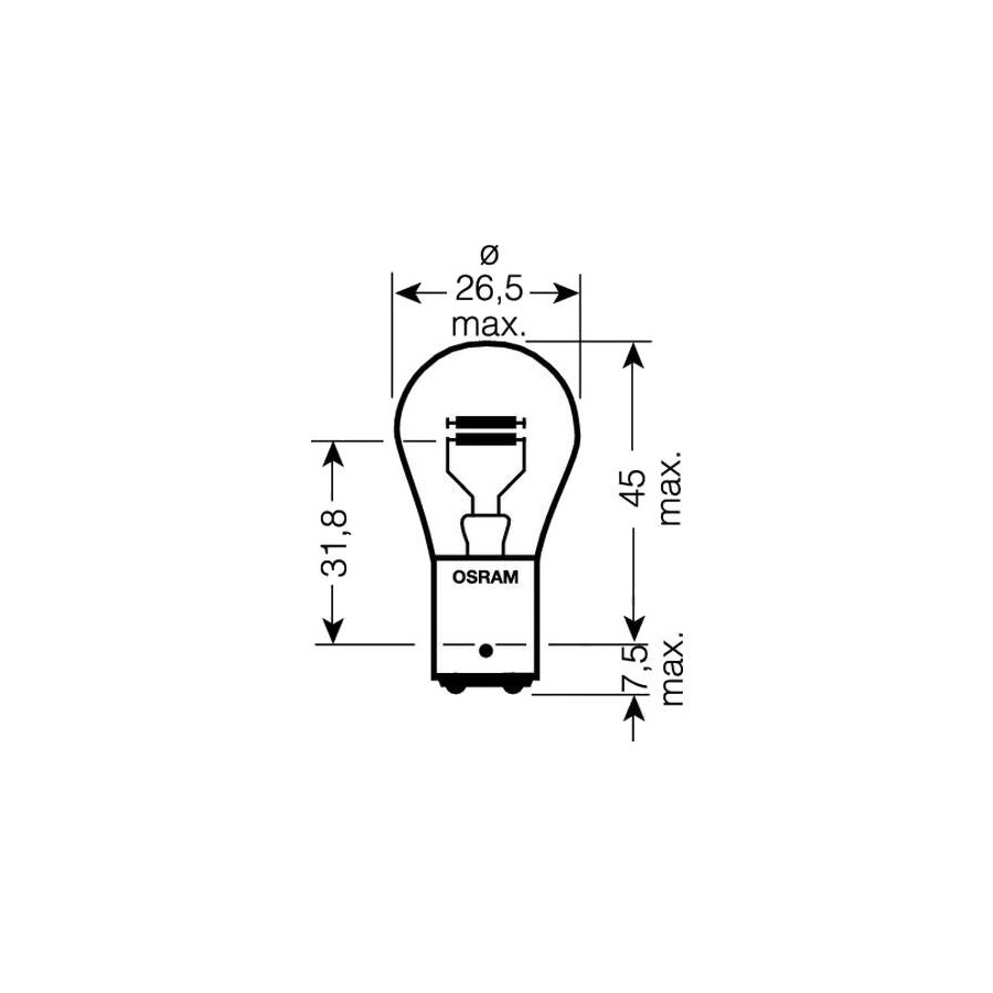 AMPOULE (12V,21W/5W)