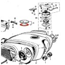 Reservoir - Joint de Bouchon - CB125, 185, 200. .450 .... / CX500