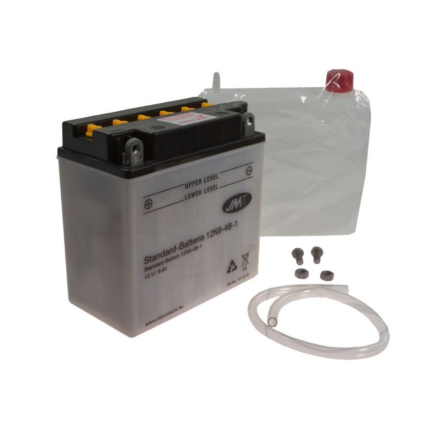 Service Moto Pieces|Batterie - 12V - Acide - 12N9-4B-1 - JMP - 135x77x141|Batterie - Acide - 12 Volt|47,85 €