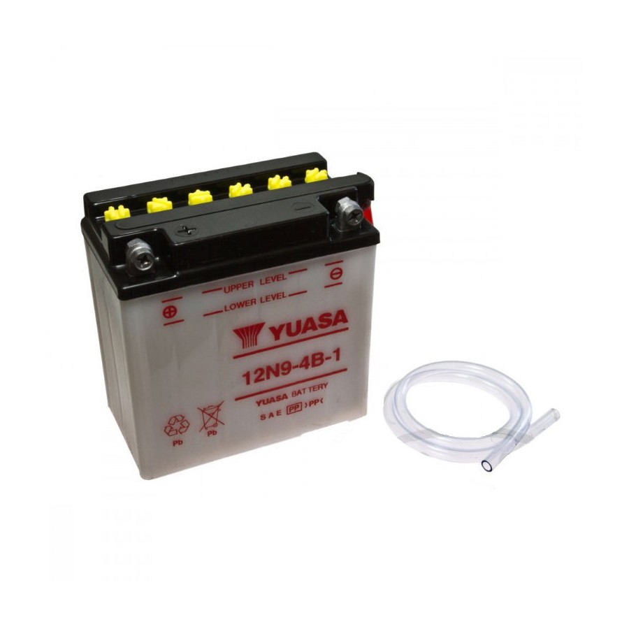 Service Moto Pieces|Batterie - 12v - Acide - 12N7-3B - Yuasa|Batterie - Acide - 12 Volt|48,60 €