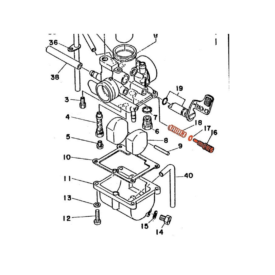 Service Moto Pieces|Carburateur - Vis de reglage .. - CB350K - 1968-1970|Vis de ralenti / air|13,90 €