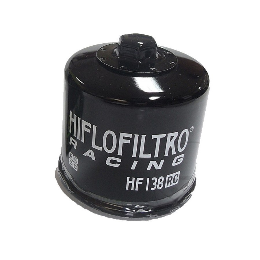 Filtre a huile - Hiflofiltro - HF-138 Racing - GSX/SV/DL...VX 650/750/ ..../1100/1500 ....