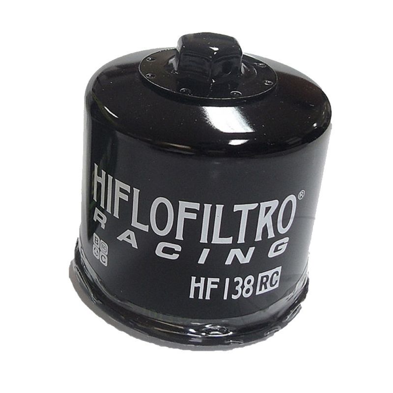 Filtre a huile - Hiflofiltro - HF-138 Racing - GSX/SV/DL...VX 650/750/ ..../1100/1500 ....