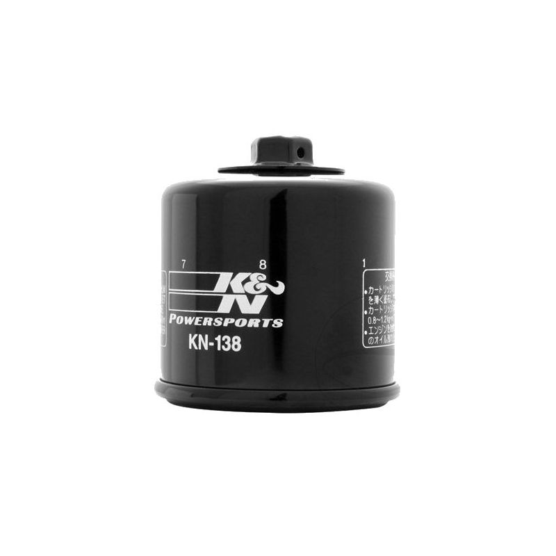 Filtre a huile - K&N - KN-138 - GSX/SV/DL...VX 650/750/ ..../1100/1500 ....