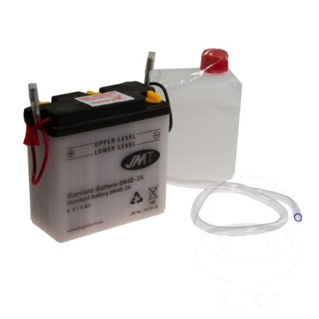 Batterie - 6V - 6N4B-2A -  Acide - JMT