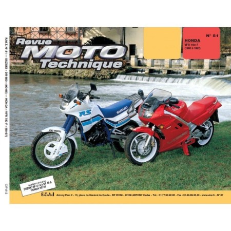 Service Moto Pieces|RTM - N° 81 - VFR750 (RC36) - Version PDF - Revue Technique moto|Honda|10,00 €