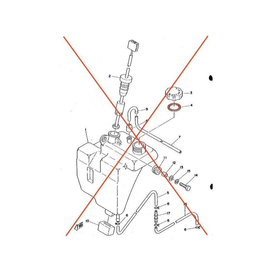 Reservoir - Huile - Joint de Bouchon -  296-21772-00