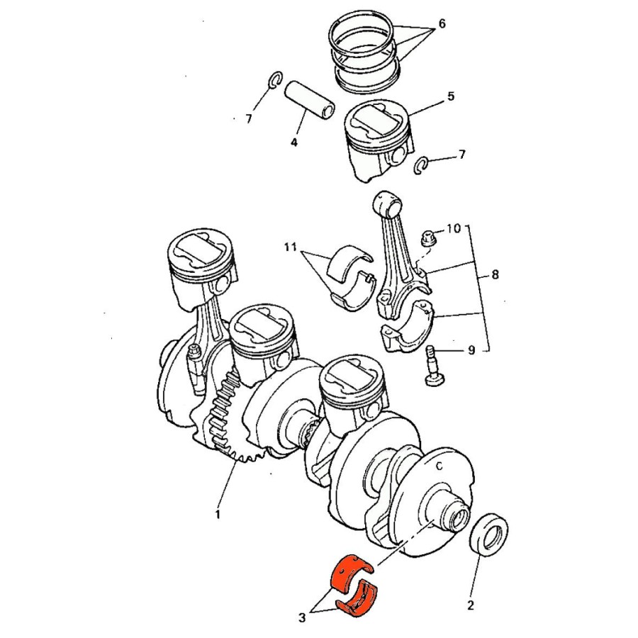 Service Moto Pieces|1992 - FJ1200 - (3YA)