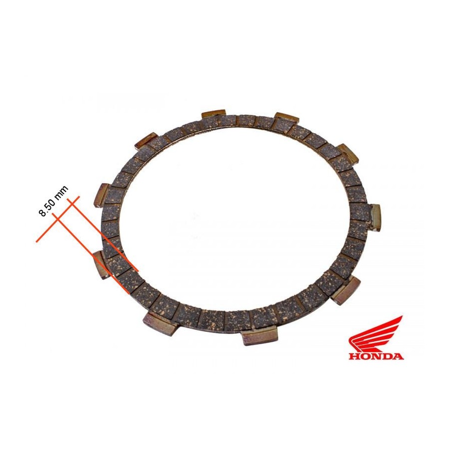 Service Moto Pieces|Embrayage - Disque Garni - de friction "B" - (x1) - HONDA ...175...250...400...500...650...750...|Disque - Garni - Lisse |20,80 €