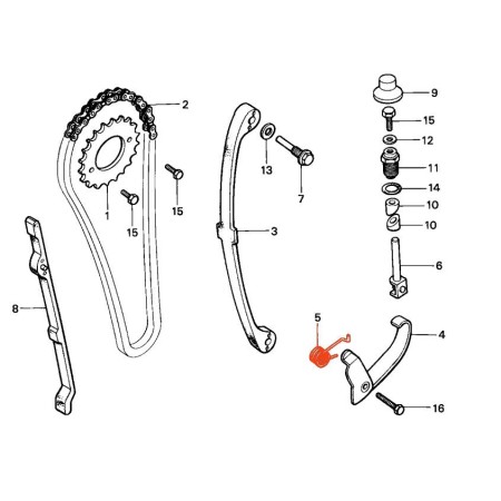 Service Moto Pieces|Moteur - Distribution - Ressort de Poussoir - CB125 ... - ... - XL125 ...|1977 - CB125 N|4,80 €