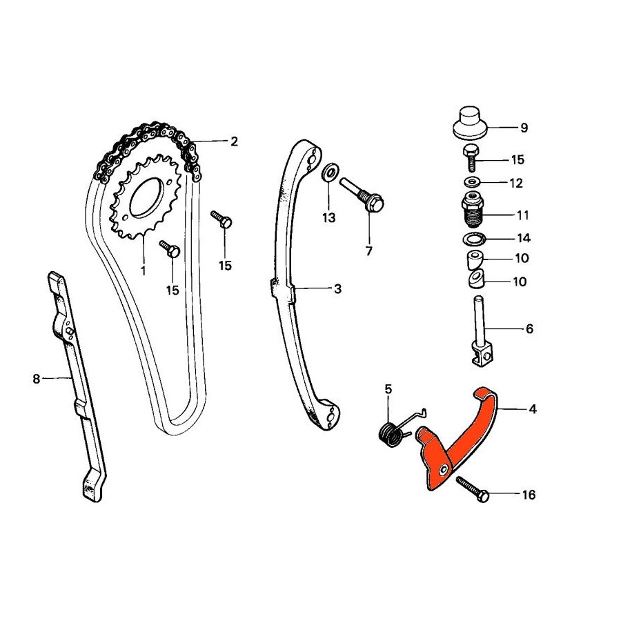 Service Moto Pieces|XR200 R - (ME020 / ME040) - 1981-1983