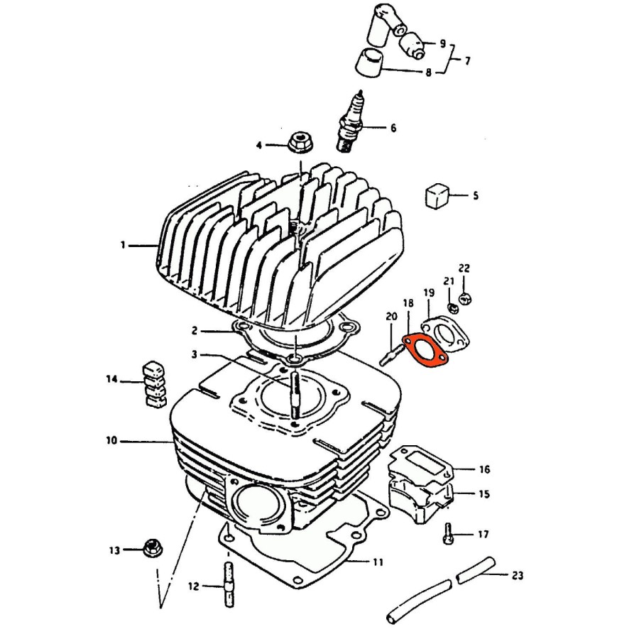 Service Moto Pieces|TS125 ER / TS125 X - (TS1252) 