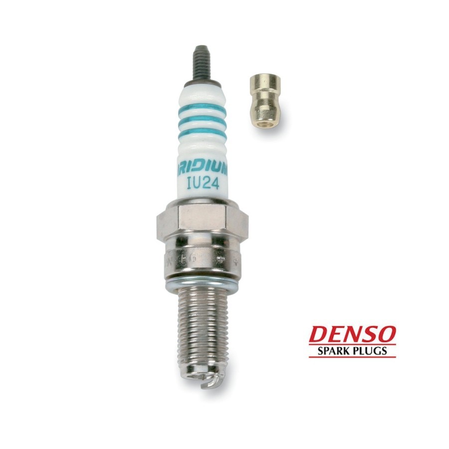 Service Moto Pieces|Bougie - DENSO - IU24 - Iridium - (CR8E)|Bougie|15,60 €