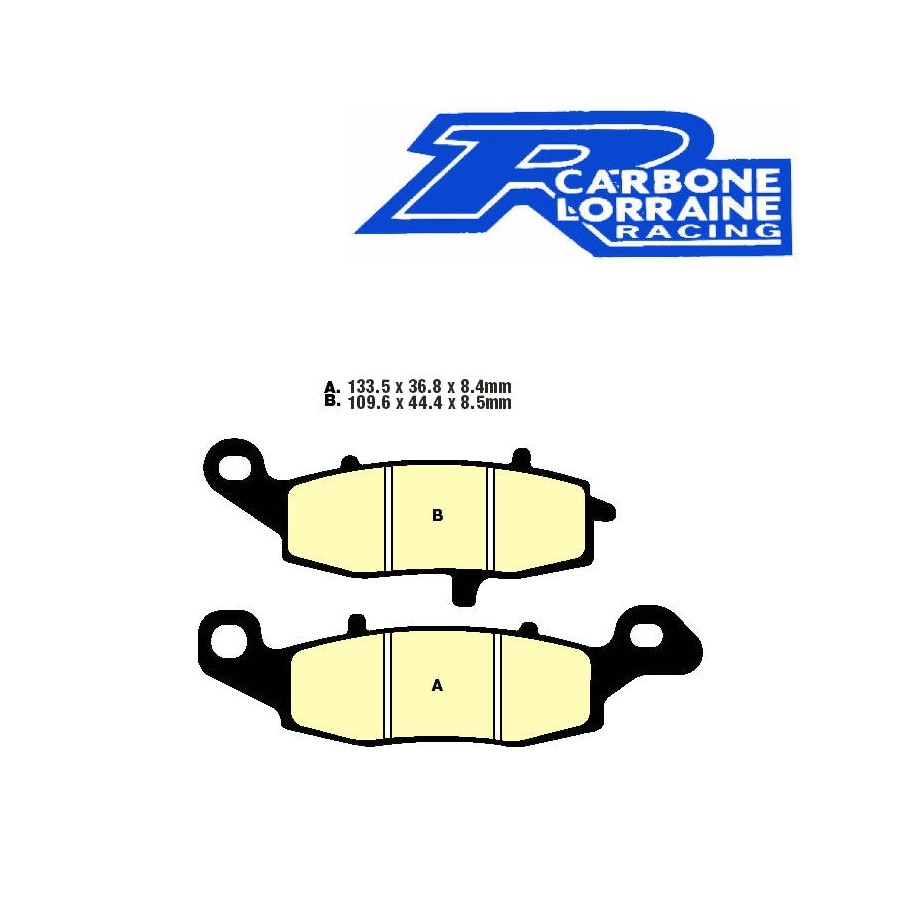 Frein - Jeu de Plaquettes - Gauche  - Carbone-Lorraine -