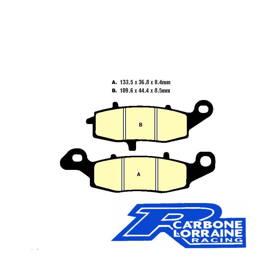 Frein - Jeu de Plaquettes - Droite -  Carbone-Lorraine -