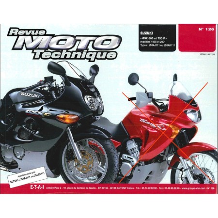 RTM - N° 126 - GSX600F - GSX750F - 1998-2001 - Version PDF - Revue Technique