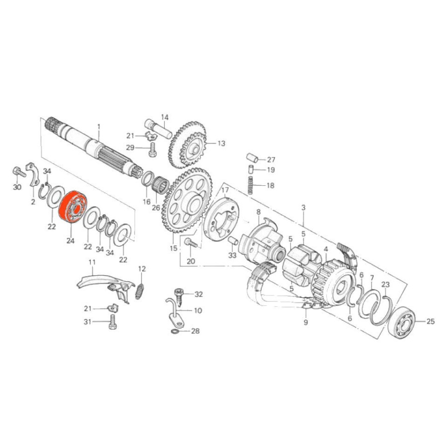 Service Moto Pieces|1980 - CB 650 Ca