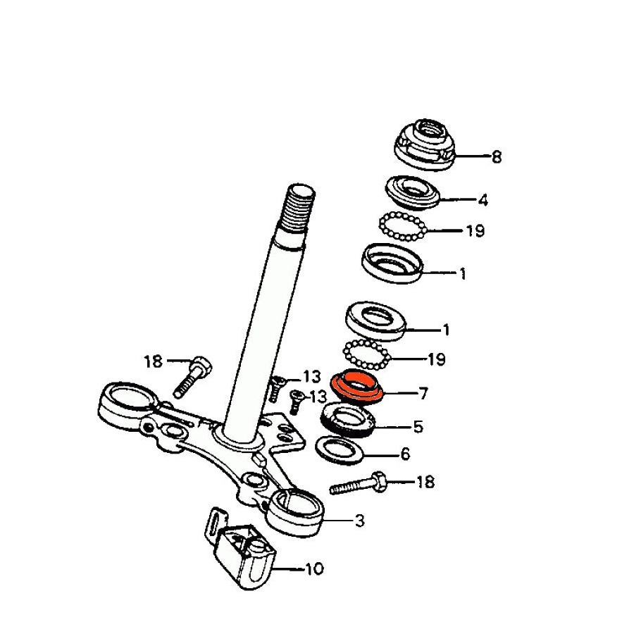 Service Moto Pieces|1974 - CB125 S1