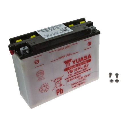 Service Moto Pieces|Batterie - 12V - Acide - YB16AL-A2 - Yuasa -|Batterie - Acide - 12 Volt|112,32 €