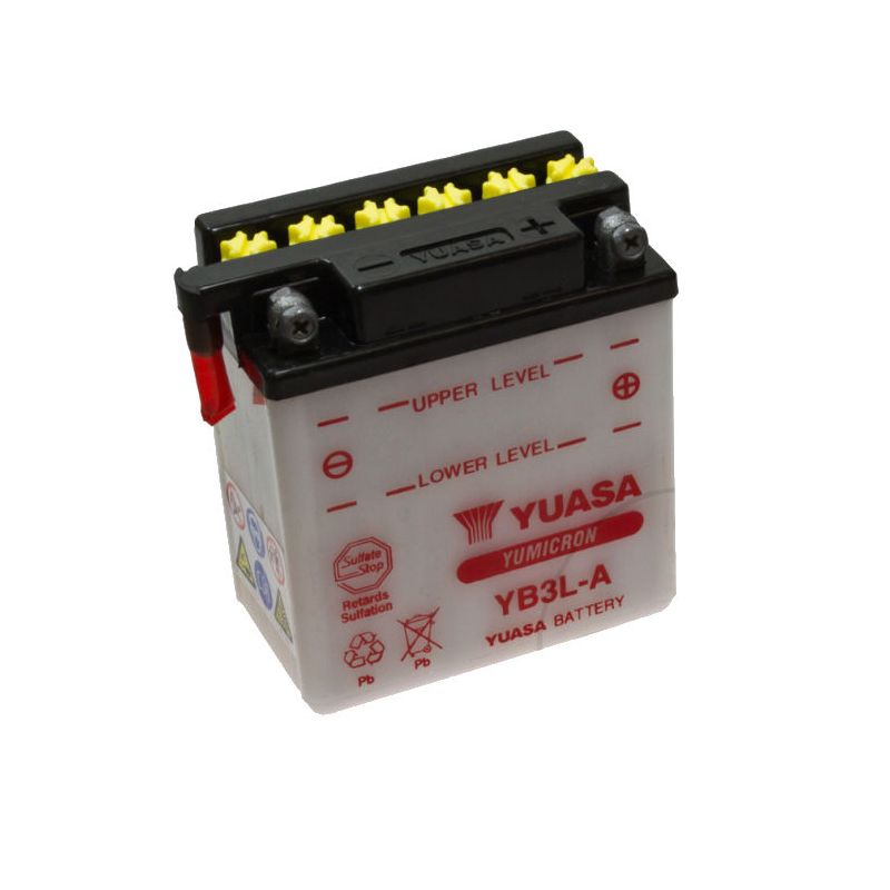 Service Moto Pieces|Batterie - 12v - Acide - YB3L-A - YUASA |Batterie - Acide - 12 Volt|44,65 €