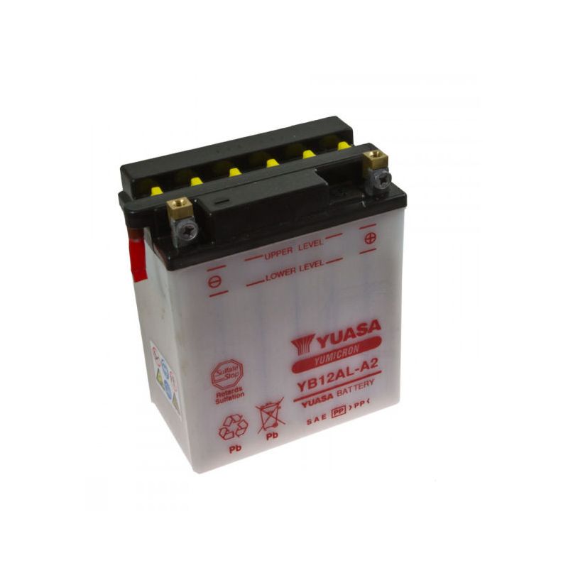 Service Moto Pieces|Batterie - 12v - Acide - YB12AL-A2 - Yuasa|Batterie - Acide - 12 Volt|76,56 €