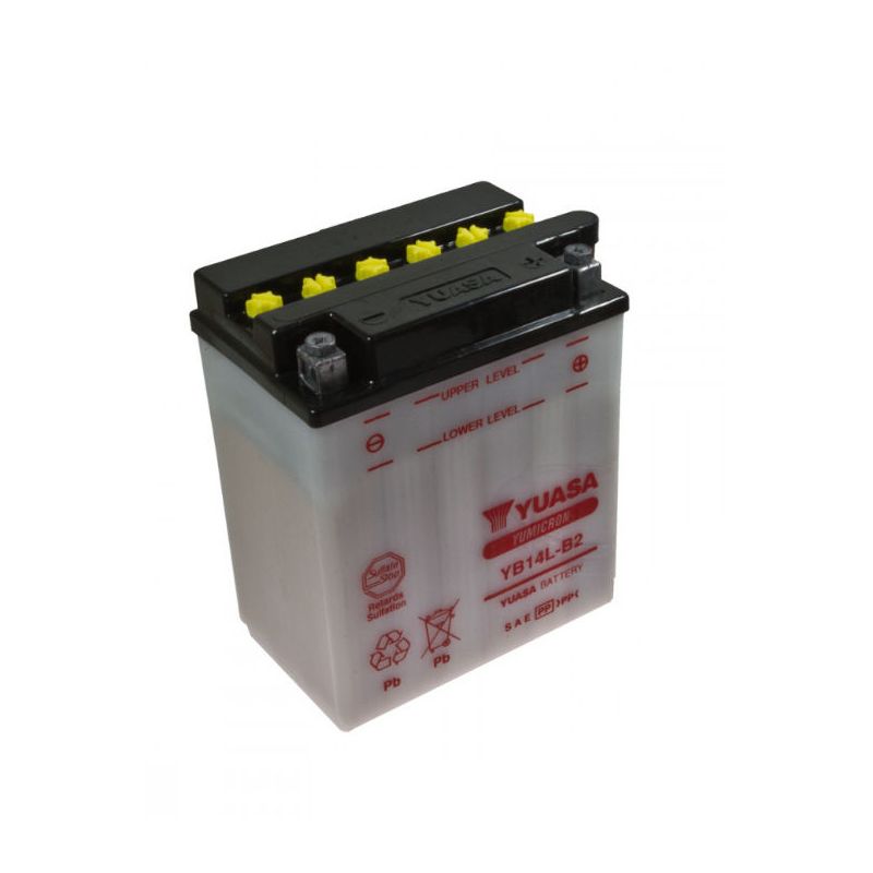 Service Moto Pieces|Batterie - 12V - Acide - YB14L-B2 - Yuasa|Batterie - Acide - 12 Volt|96,00 €