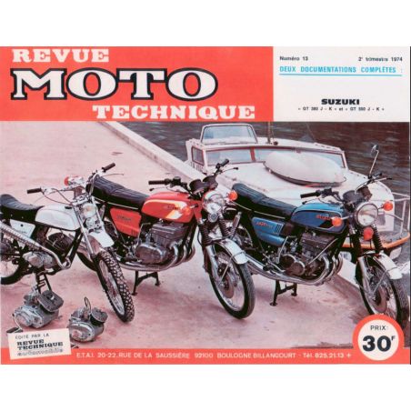 RTM - N° 13 - GT380 / GT500 - Version PDF - Revue Technique moto