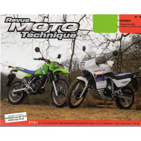 Service Moto Pieces|RTM - N° 68 - XL600V - Transalp - Version PDF - Revue Technique moto|Honda|10,00 €