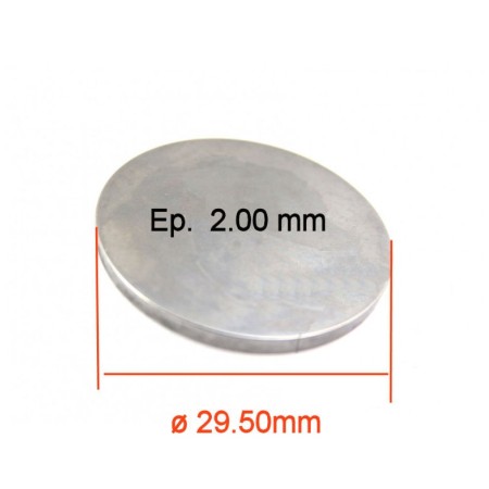 Service Moto Pieces|Moteur - Pastille ø 29.50 mm - Ep 2.00 - Jeu aux soupapes|Pastille - ø 29.5 mm|7,05 €