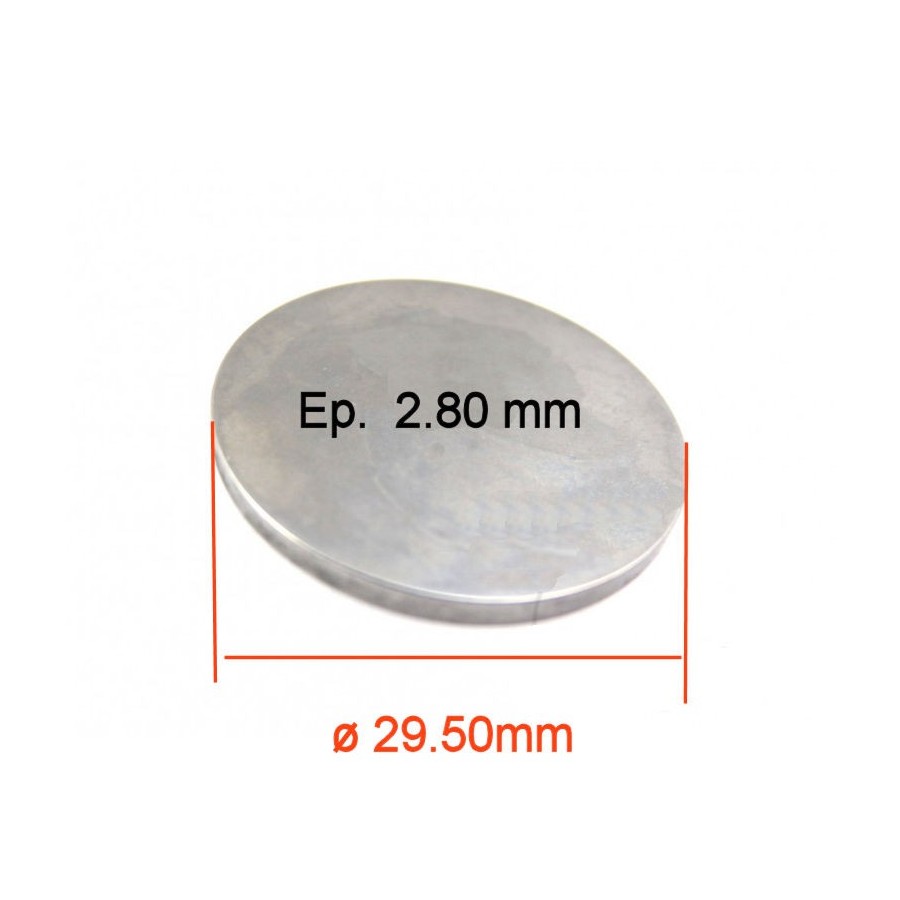 Moteur - Pastille ø 29.50 mm - Ep 2.80 - Jeu aux soupapes Moteur - Pastille ø 29.50 mm - Ep 2.80 - Jeu aux soupapes