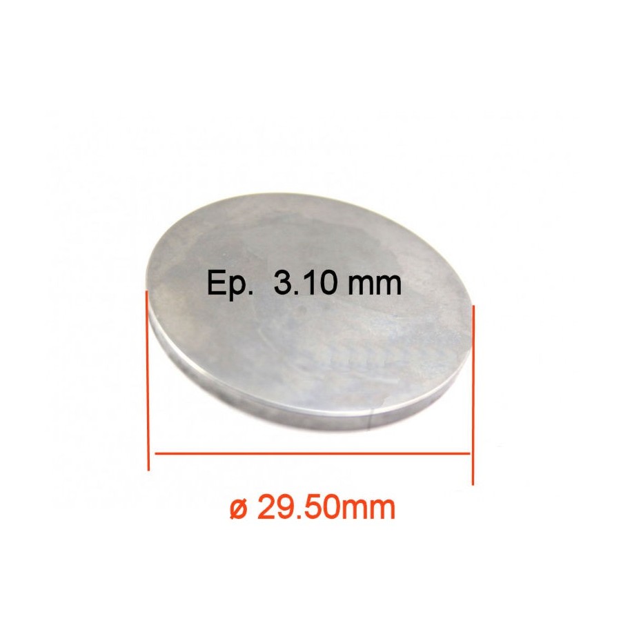 Moteur - Pastille ø 29.50 mm - Ep 3.10 - Jeu aux soupapes Moteur - Pastille ø 29.50 mm - Ep 3.10 - Jeu aux soupapes