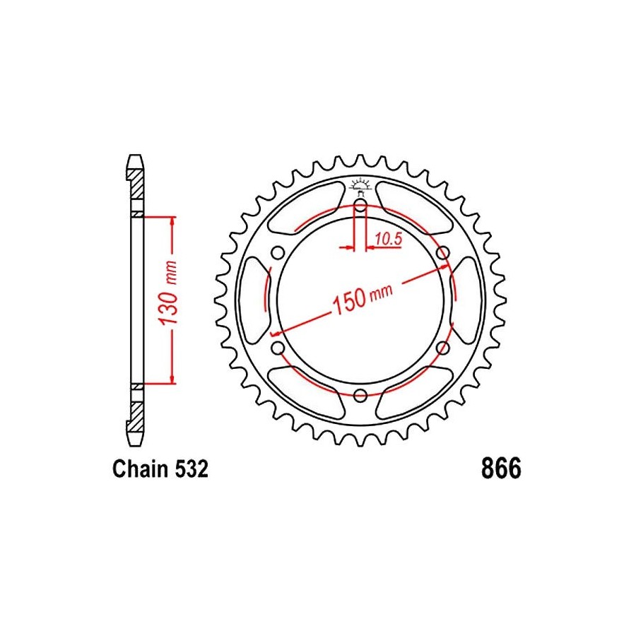 Service Moto Pieces|Transmission - Chaine - JT-X1R 530 - Attache rapide - maillons a clipser|Chaine 530|6,90 €