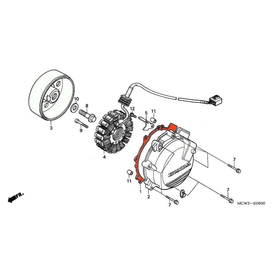 Service Moto Pieces|Distribution - Chaine - 219T - 86 maillons - Fermée - CB200 - 14410-354-000|chaine|35,69 €