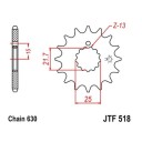 Transmission - Pignon sortie boite - JTF518 - 630-16 dents 