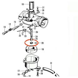 Service Moto Pieces|Carburateur - RD125 - (AS3) - 1971-1972 - kit reparation carburateur|Kit Yamaha|19,90 €