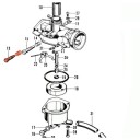 Carburateur - Vis de reglage d'air - 