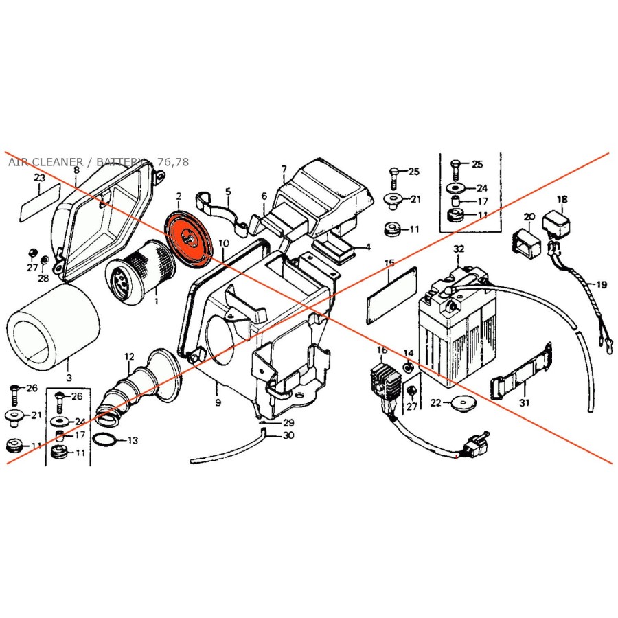 Service Moto Pieces|Filtre a Air - 17210-MBL-600 - Emgo - NTV650|Filtre a Air|30,20 €