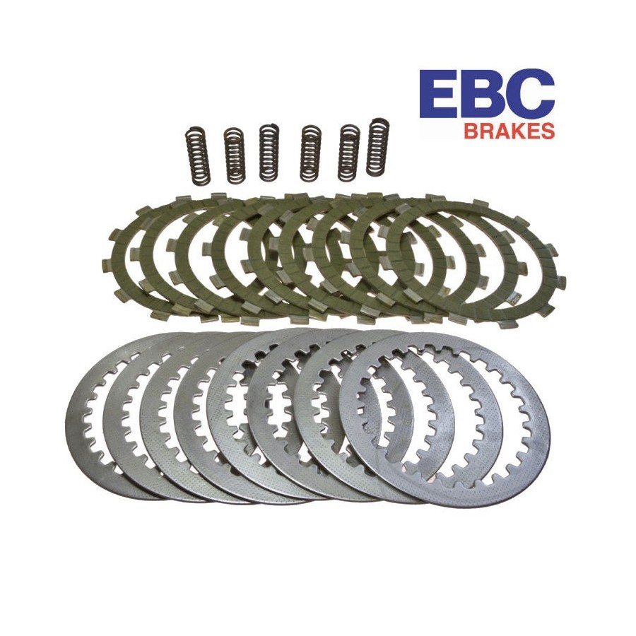 Embrayage - Disque Garni - EBC - ARAMID +  Lisse + Ressort - YZF750 - TDM850