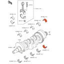 Moteur - Vilebrequin - 1/2 Coussinet - Noir - "D" - 92028-1769 - ZXR400, ZX-6R (95-97)
