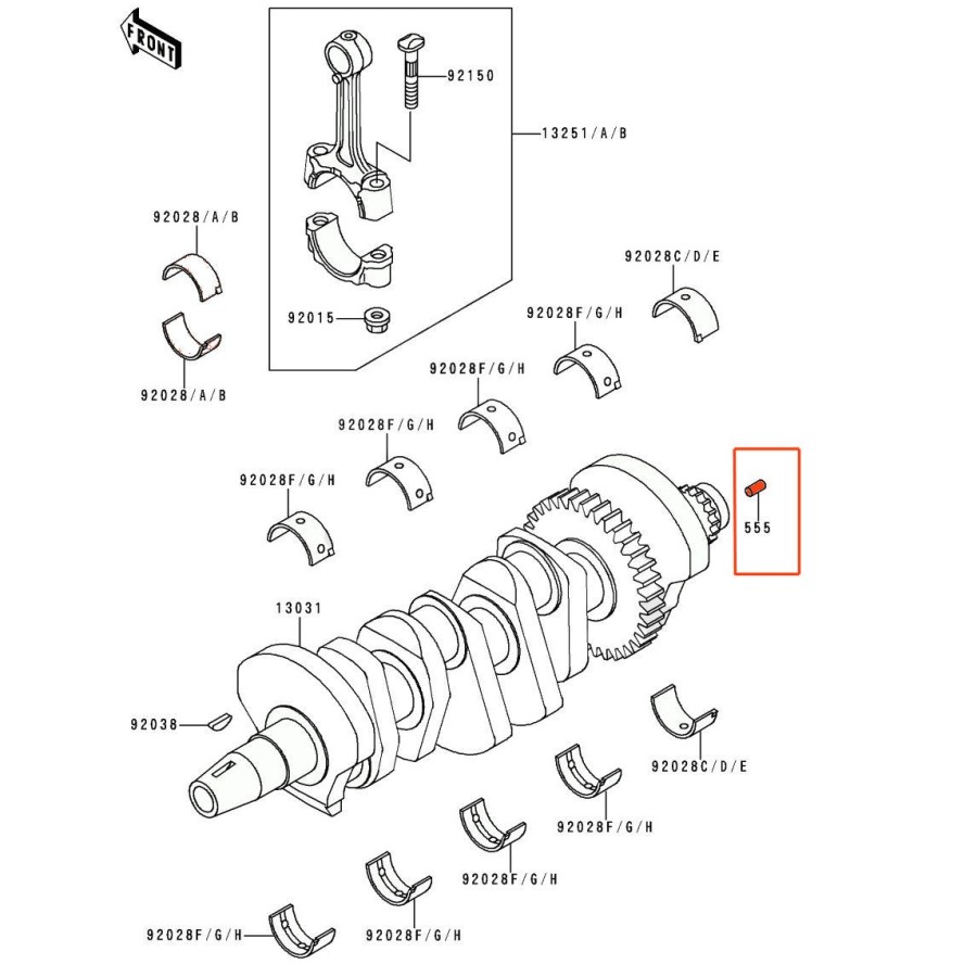 Service Moto Pieces|1998 - ZRX400 E