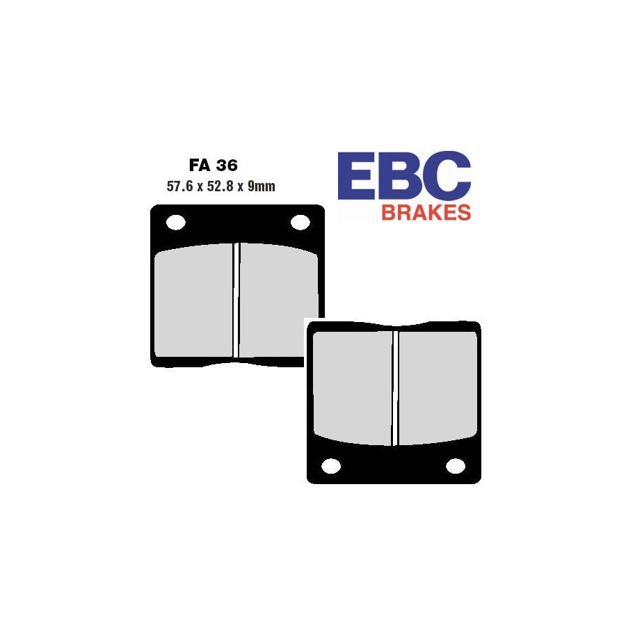 Frein - Jeu de Plaquettes - EBC - FA-036 Std - Kawasaki - Suzuki